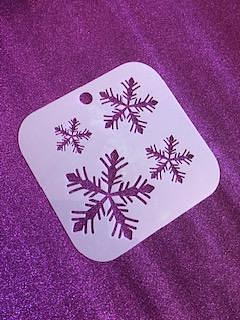 Snowflake stencil