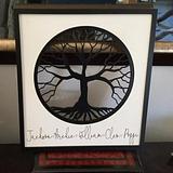 Tree of Life family name sign