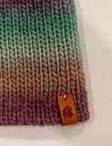 Knitted hat tag