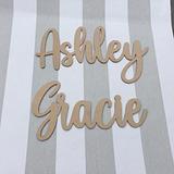 Ashley and gracie name sign
